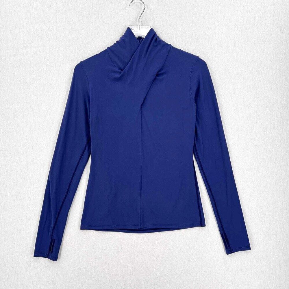 Lululemon Ethereal Long Sleeve Gatsby Blue Top  Size S-XS